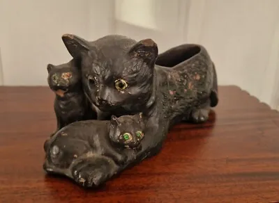 Buy Vintage Bretby 2473 Cat Family Mother With Her Kittens • 95£