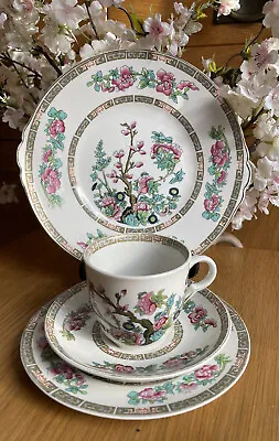 Buy Vintage Maddock Indian Tree Quad Set Cup Saucer Side & Cake Plate Beautiful • 11.99£