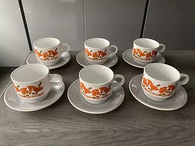 Buy Retro Kiln Craft Ironside - Retro Cups And Saucers Staffordshire Potteries • 20£