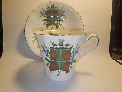 Buy Royal Adderley Macintosh Tartan Fine Bone China Teacup And Saucer England. • 23.70£