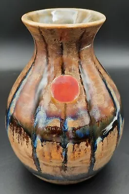 Buy Very Desirable Signed Cobridge Stoneware Anita Harris Mistral Sunset Vase Ex Con • 135.95£