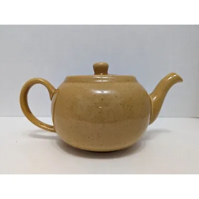 Buy Willsgrove Ware Pottery R310 Mustard Yellow Tea Pot 7  Zimbabwe Brown Speckled • 22.76£