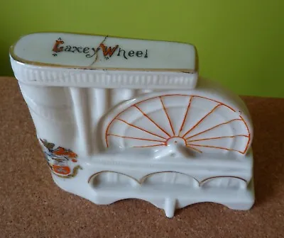 Buy Rare Crested China Isle Of Man Laxey Wheel - Douglas Crest  By Carlton China • 18£