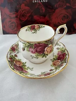 Buy Royal Albert Doulton Old Country Roses  Coffee Or Tea Cup And Saucer Set Uk • 28.41£