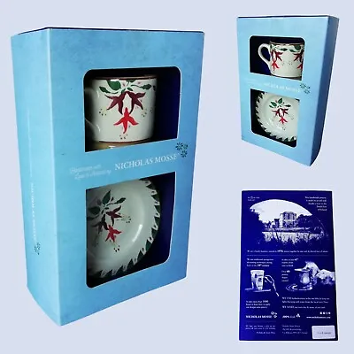 Buy NICHOLAS MOSSE Cup & Saucer Fuchsia Handmade Pottery Ireland: New In Sealed Box  • 30£