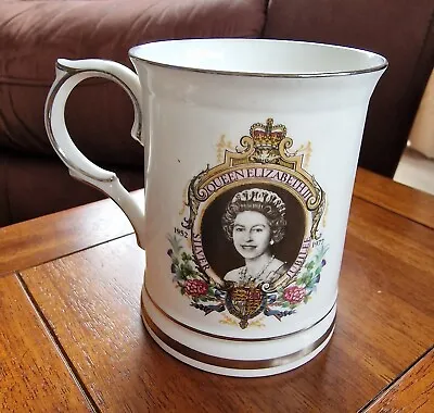 Buy Hammersley Fine Bone China Queen Elizabeth Silver Jubilee Mug • 4£