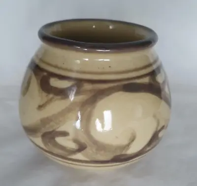 Buy Agnete /Anita Hoy Studio Pottery Vase For Bullers, Circa Mid Century Modern • 35£