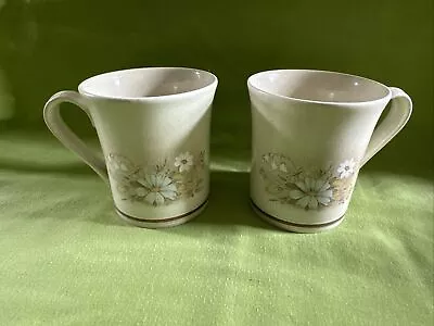 Buy Pair Pottery Royal Doulton Lambethware - Florinda Coffee Mugs • 9.50£