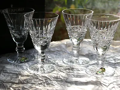 Buy Waterford Crystal Tramore White Wine Glass Set Of 4 Vintage Mint Made In Ireland • 129£