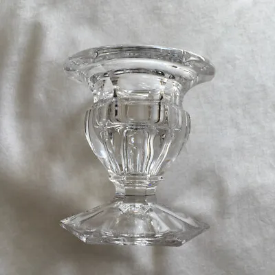 Buy Vintage ROYAL DOULTON Concord 4  Candlestick Clear Pressed Glass  1997-2001 • 12.26£