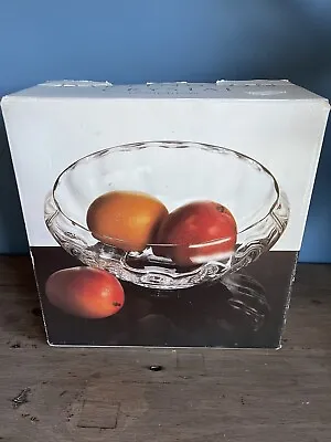 Buy Dartington Crystal D565 Large Glass Brighton Bowl VGC Boxed Vintage Fruit MCM • 25£