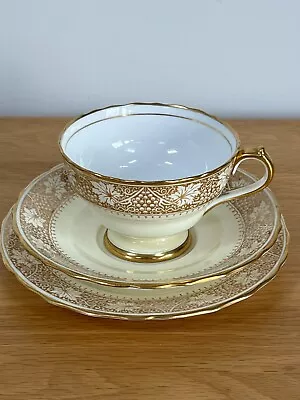 Buy Vintage Spode Trio - Gold And Cream • 7.50£
