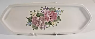Buy Carlton Ware Hand Painted Serving Platter Dressing Table Tray, Signed V.Robinson • 12£