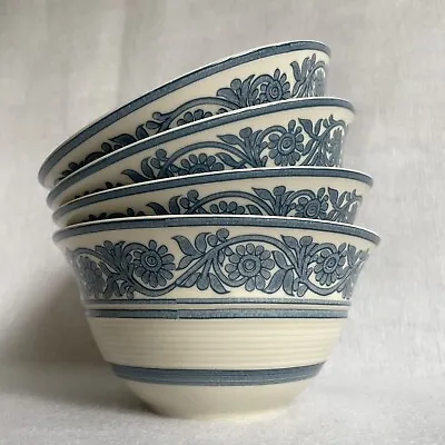 Buy VGC M&S Marks And Spencer Blue/White Stoneware Florence Deep Bowls Rare • 9.99£