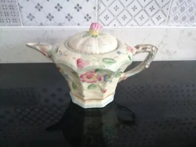Buy BESWICK WARE FLOWERKIST TEAPOT AS PURCHASED BY QUEEN Mary 1930 • 18.99£