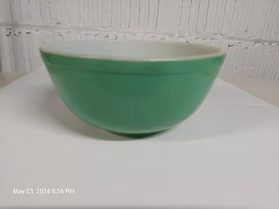 Buy Vintage Pyrex #403 Primary Color Green Nesting Mixing Bowl 1950's • 21.61£