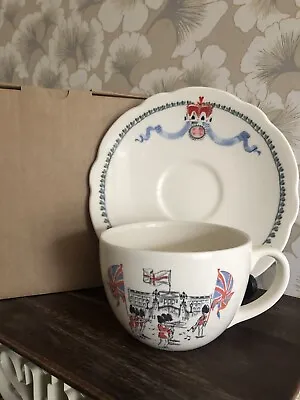 Buy Cath Kidston Commemoration Teacup And Saucer Royal Stafford New Boxed  • 15£