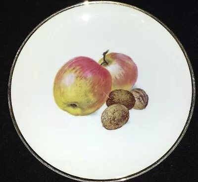 Buy Thomas Germany 8271 33 Apples Walnuts Fruit  Patt 7¾ Inch Plate C1953-60 • 9.99£