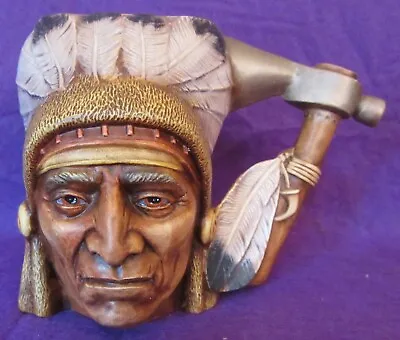 Buy Red Indian Mug Sir Ramikins Of Norfolk Ceramic Studio Pottery   Fakenham • 5.99£