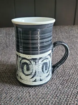 Buy CINQUE PORTS POTTERY The Monastery Rye Vtge Black/Charcoal/White Coffee Can/Mug • 9.99£