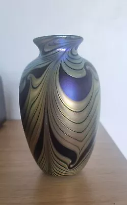 Buy Okra Glass Vass Signed By Richard Golding  • 50£