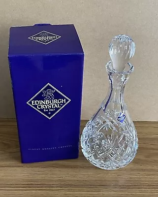 Buy Edinburgh Crystal Wine Heavy Decanter Casablanca Perfect Condition Original Box • 67.19£