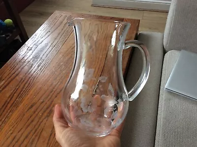 Buy Avon Glass Lead Crystal Hummingbird Jug  / Pitcher - Maybe For Pimms Or Water • 19.99£
