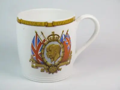 Buy Commemorative Mug Wellington Ware Silver Jubilee King George V Queen Mary 1935 • 3.99£