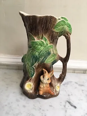 Buy Vintage Hornsea Pottery Vase Fauna Rabbit • 14.50£