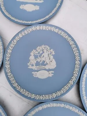 Buy Wedgwood Blue Jasper Ware  Mother Plate 1986, 16.5 Cm • 14.99£