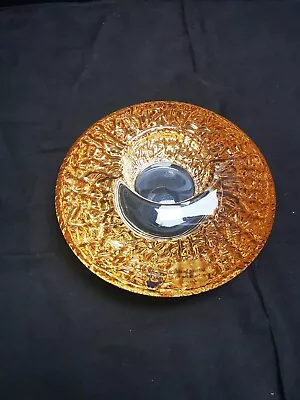 Buy Stunning Signed Orrefors Discus Gold Votive Candle Holder, Mint Condition  • 19.99£