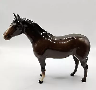 Buy Beswick Bois Roussel Racehorse, Brown Gloss Mint Condition • 40.80£