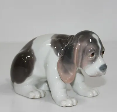 Buy Lladro  Sad Puppy  #1071 Figurine ~ Beagle Puppy Sitting ~ Perfect!!! ~ ~ • 94.83£