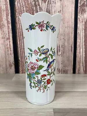 Buy Aynsley Vase Pembroke Mayfair Floral Botanical Fine Bone China H10  Fluted • 9.88£