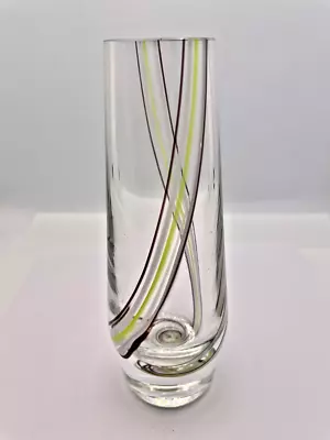 Buy Vtg Bud Vase Clear Glass Caithness Scottish Glassware 6  Grannycore Cottage Gift • 16.20£