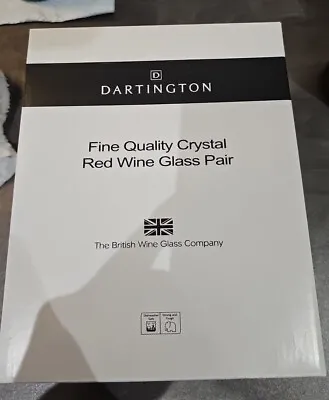 Buy Dartington Fine Quality Crystal Red Wine Glass Pair • 16£