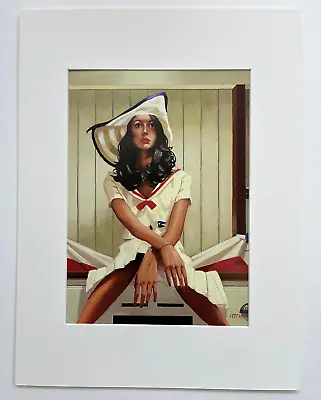 Buy Jack Vettriano MOUNTED Print -  Below Deck  16  X 12  *Rare* • 17.50£