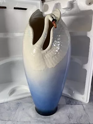 Buy Franz Porcelain Swan Bird Vase FZ00074 + Box • 144.16£