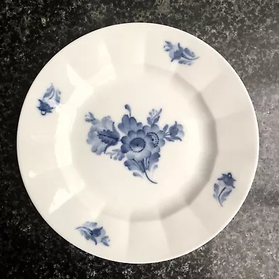 Buy Rare! Royal Copenhagen Blue Flowers Ribbed Pattern 8514 Salad Plate 7 5/8” • 21.10£