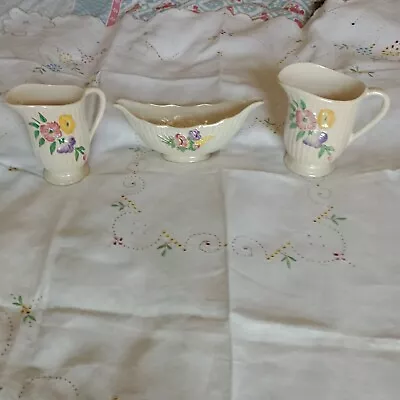 Buy Gorgeous Vintage 1920s English Lusterware. Maling Pottery, 3 Matching Pieces. • 39£