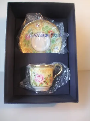 Buy Royal Worcester Connoisseur Collection Cup & Saucer ,English Flowers ,Boxed, • 65£