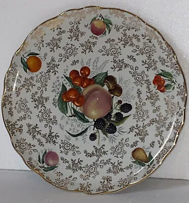 Buy Vintage Old Foley James Kent China Cake Plate 6982 Fruit Design Rare • 10£