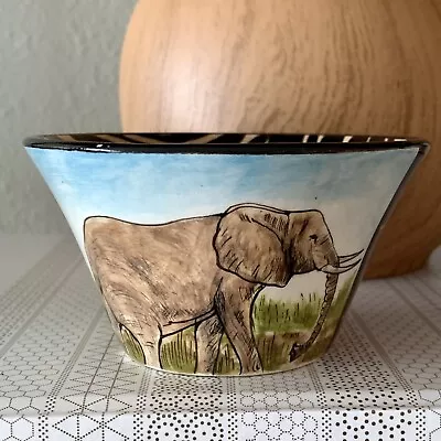 Buy Nivek Ceramics Africa Hand Painted Art Pottery Small Ceramic Bowl Signed • 23.68£