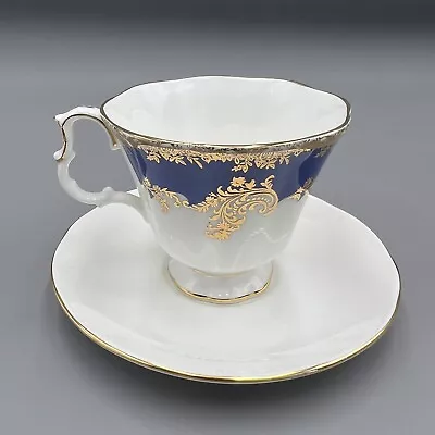 Buy Royal Albert Tea Cup China Regina Series Sapphire And Saucer Duchess 1988 Home • 7.95£