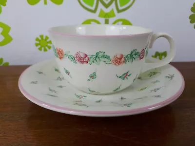 Buy Vintage Laura Ashley Rosebud Cup And Saucer 1991 VGC (4) • 14.95£