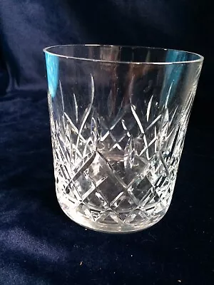 Buy Vintage Cut Glass Crystal Whisky Tumbler / Glass. Excellent Condition. • 3.95£