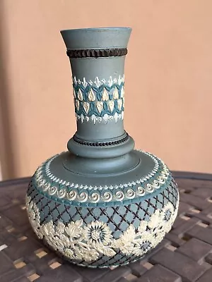 Buy Antique Royal English DOULTON LAMBETH Stoneware Period  Silicon Ware  1884 Vase • 287.71£
