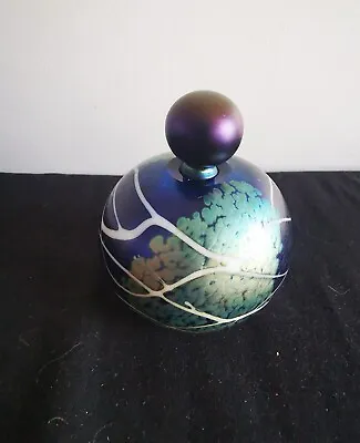 Buy Stunning Signed By Ora Iridescent Blue, Green, Pink Perfume Bottle • 38£