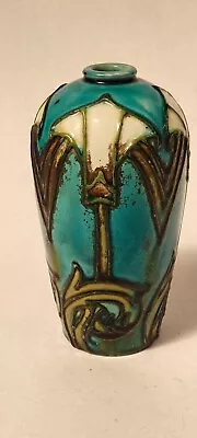 Buy Beautiful Art Nouveau / Secessionist  Blue Small MINTON Vase Nº17 • 176.94£