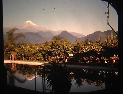 Buy KODACHROME Red Border 35mm Slide Mexico Pico De Orizaba Volcano Pool 1940s!!! • 4.79£